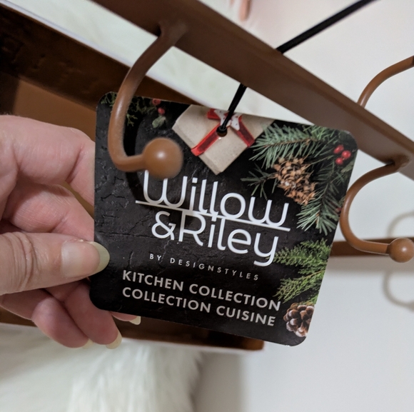 Willow & Riley Rustic Gingerbread Decor Kitchen Caddy Metal Organizer New! - Picture 12 of 12